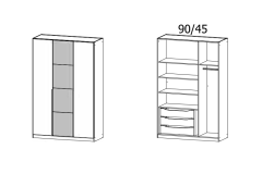 136x210x54cm