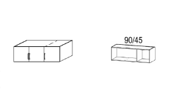 136x39x54cm