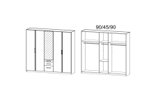 226X210X52 cm