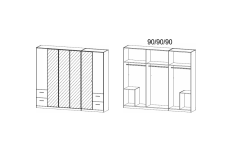 271X210X54 cm