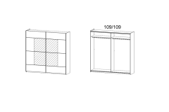 218X210X59 cm