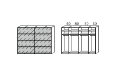 280x223x68cm