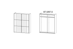 175X210X59 cm