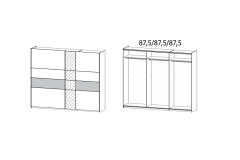 261X210X59 cm