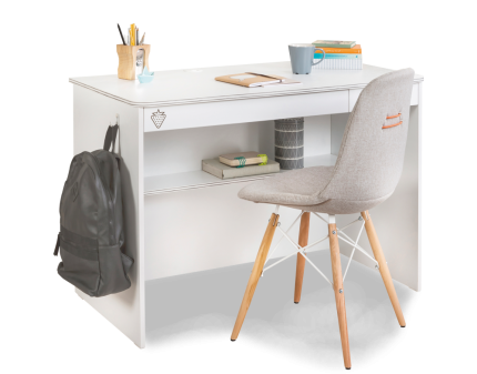 Birou mediu cu 2 sertare WHITE 113x59xH75cm alb