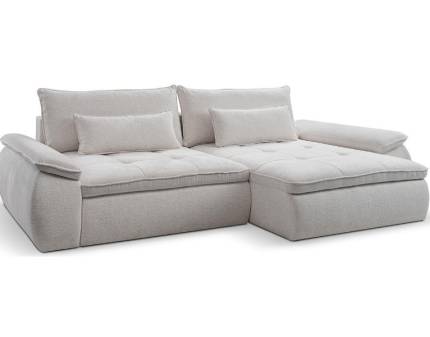 Coltar extensibil MINO cu lada pentru depozitare, personalizabil 304x190cm