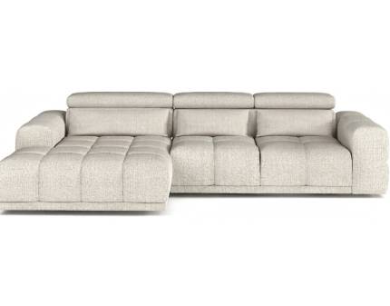 Coltar cu reglaj electric PANAMA S cu tetiere reglabile, personalizabil 290x188cm
