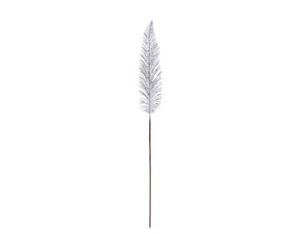 Frunza artificiala decorativa ingusta argintie