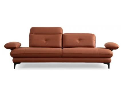 Canapea fixa TORINO cu tetiere reglabile, spatar ajustabil, cotiere reglabile, personalizabila 240x95cm