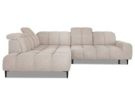 Coltar cu reglaj electric GIOVANNI L cu tetiere reglabile, spatar reglabil, personalizabil 308x220cm