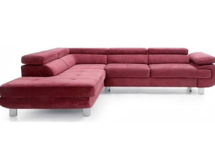Coltar extensibil LOTOS cu lada pentru depozitare, tetiere reglabile, cotiera reglabila, personalizabil 270x230cm