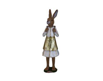 Figurina iepuras femeie cu cos in spate Varianta 2/2