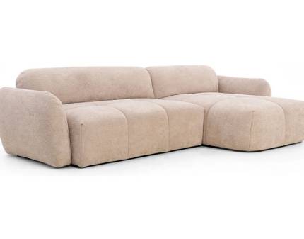 Coltar cu reglaj electric NUAGE personalizabil 296x161cm