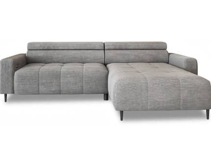 Coltar cu reglaj electric FLY S cu tetiere reglabile, personalizabil 256x181cm