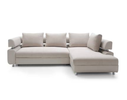 Coltar extensibil PANAMA cu lada pentru depozitare, personalizabil 270x190cm