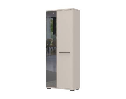 Dulap hol cu 2 usi OPERA 76x194x36cm casmir/ oglinda