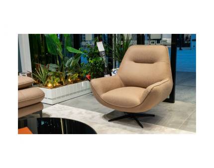 Fotoliu TORINO cu sezut rotativ, premium, presonalizabil 85x90xH95cm