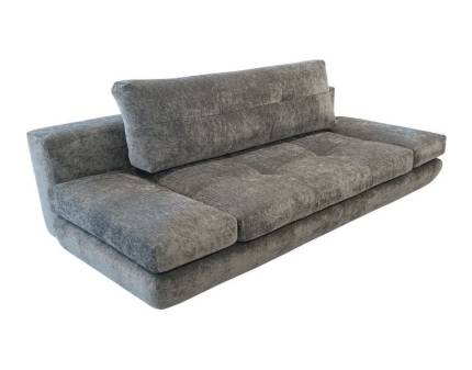 Canapea extensibila AMELIE cu lada pentru depozitare, cotiere reglabile, personalizabila 212x107cm