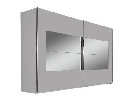 Dulap silk grey/oglinda 316x223x68cm X-TEND FRAME 1