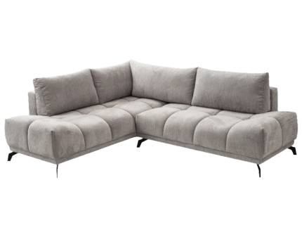 Coltar extensibil FELIPE L cu lada pentru depozitare, personalizabil 266x222cm