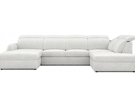 Coltar extensibil SANCHO XL cu tetiere reglabile, lada pentru depozitare, personalizabil 346x229x185cm