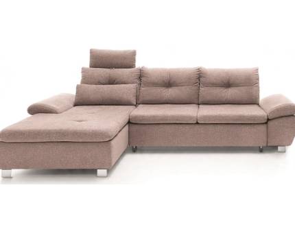 Coltar extensibil MADEIRA MINI cu lada pentru depozitare, personalizabil 280x184cm