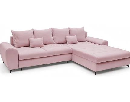 Coltar extensibil YOKO cu lada pentru depozitare, reversibil, personalizabil 320x214cm