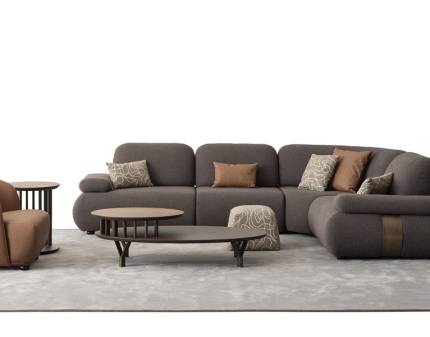 Coltar cu spatar ajustabil FRANKA personalizabil 322x237cm