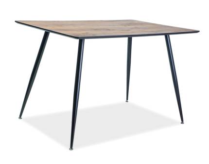 Masa REMUS WALNUT din MDF nuc, metal negru 120x80xH75cm