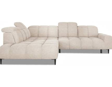 Coltar cu reglaj electric GIOVANNI L cu tetiere reglabile, spatar reglabil, personalizabil 308x220cm