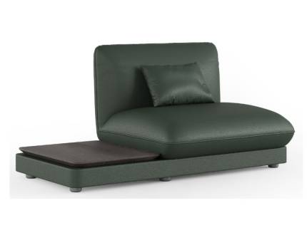 Modul 1 loc fara brat + masuta LORETTA 165x98cm personalizabil