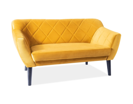 Canapea KARO 2 VELVET fixa 140x75cm