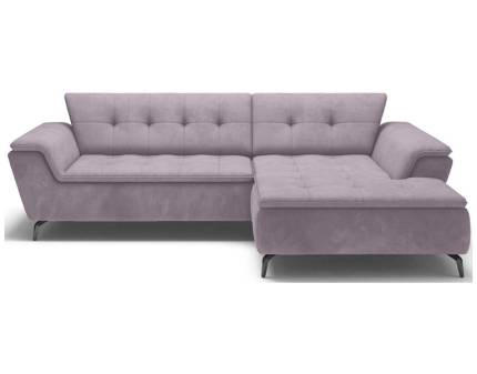 Coltar extensibil MAGIC catifea, cu lada pentru depozitare 288x186cm