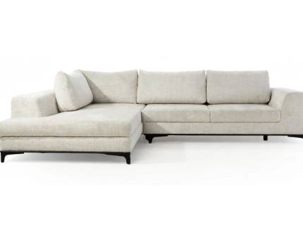 Coltar extensibil BOLOGNA cu lada pentru depozitare, personalizabil 314x211cm