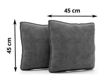 Set 2 perne 45x45cm LUX