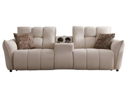 Canapea cu recliner TV si sound system LOFT