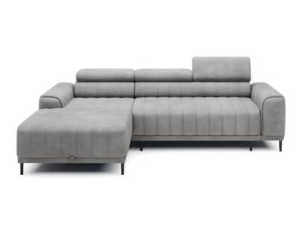 Coltar extensibil CALDO MINI cu lada pentru depozitare, tetiere reglabile, personalizabil 272x178cm