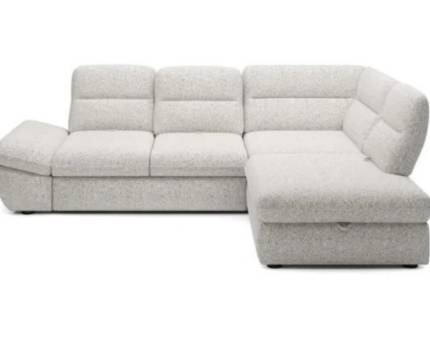 Coltar extensibil GALLIANO L cu lada pentru depozitare, spatar ajustabil, personalizabil 270x210cm