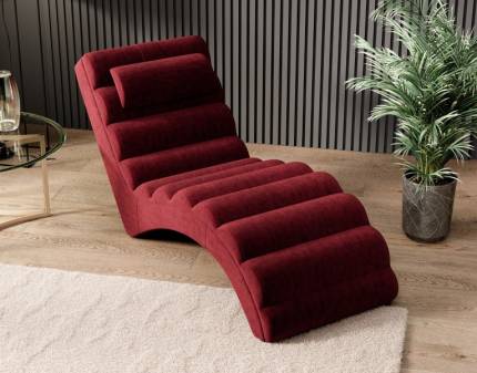 Fotoliu tip sezlong MIAMI cu design liniar, personalizabil 68x167xH79cm