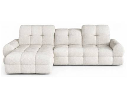 Coltar cu reglaj electric TOLLO S cu lada pentru depozitare, tetiere reblabile, personalizabil 283x178cm