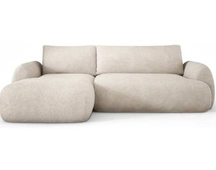 Coltar extensibil MONDI S cu lada pentru depozitare, personalizabil 273x183cm