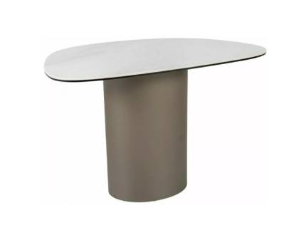 Masuta BELLO B din sticla securizata si ceramica spaniola Nature Cloud 75x50xH50cm