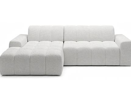 Coltar cu reglaj electric FABIO S personalizabil 266x170cm