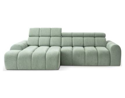 Coltar cu reglaj electric CORFU cu lada pentru depozitare, tetiere reglabile 290x152cm personalizabil 