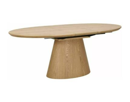 Masa extensibila MAROCCO OAK din MDF stejar, furnir natural stejar 160-200x100xH75cm