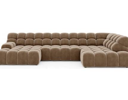 Coltar cu reglaj electric CAMPILE XL personalizabil 385x175x202cm