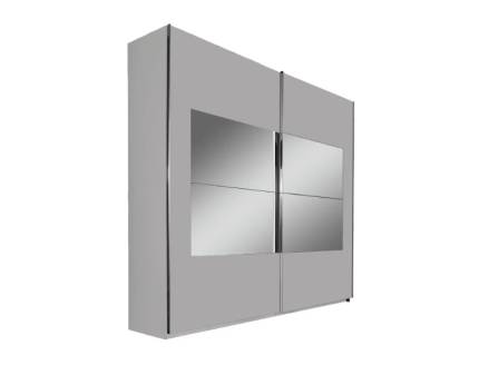 Dulap silk grey/oglinda 181x223x68cm X-TEND FRAME 1