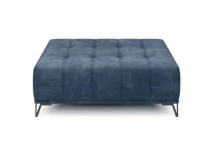 Taburet PALLADIO cu picioare negre, design modern 125x73xH44cm