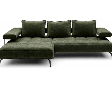 Coltar cu reglaj electric MONTELLA S personalizabil 266x180cm