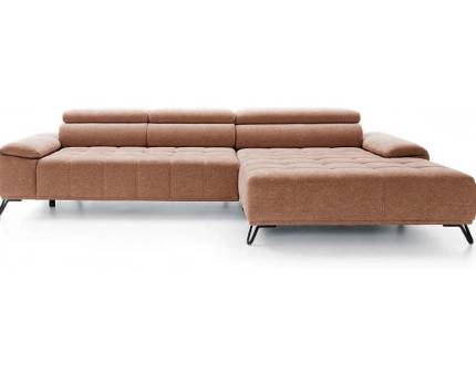 Coltar cu reglaj electric PALLADIO S cu tetiere relabile, personalizabil 322x183cm 